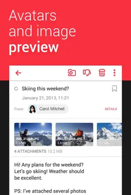 myMail android App screenshot 3